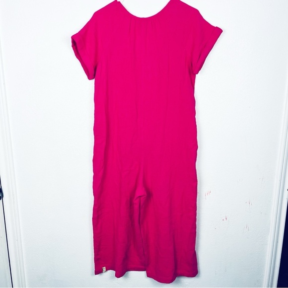 Tommy Bahama size XS pink crop jumpsuit - Picture 3 of 5